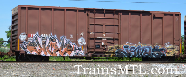 Car/wagon TR86114 left side / coté gauche